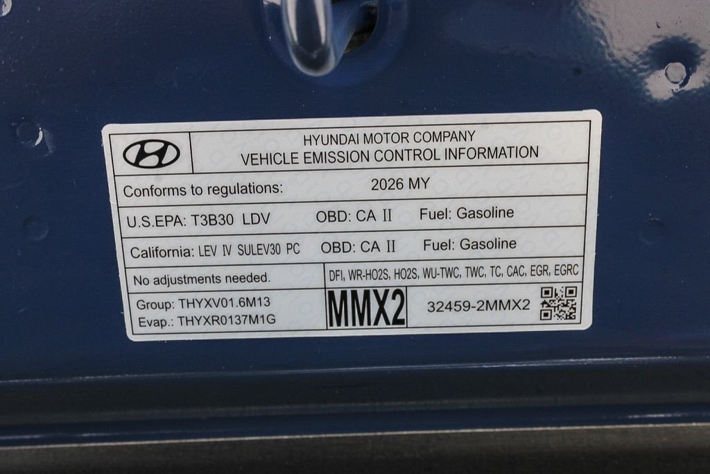 New 2026 Blue Hyundai SEL image 28