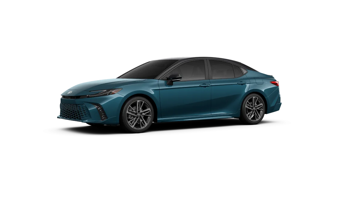New 2027 Ocean Gem with Midnight Black Metallic roof Toyota XSE image 2