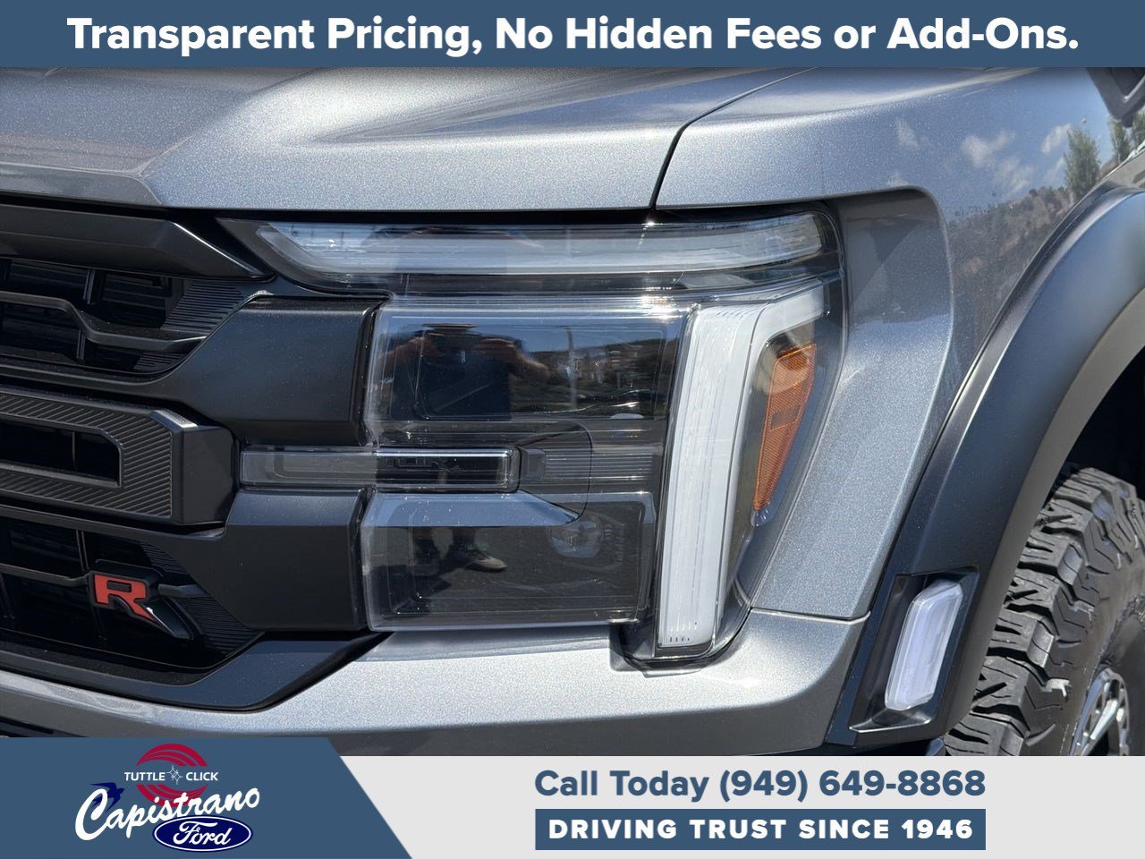 Certified Used 2025 Light Blue Clearcoat Metallic Ford Raptor image 18