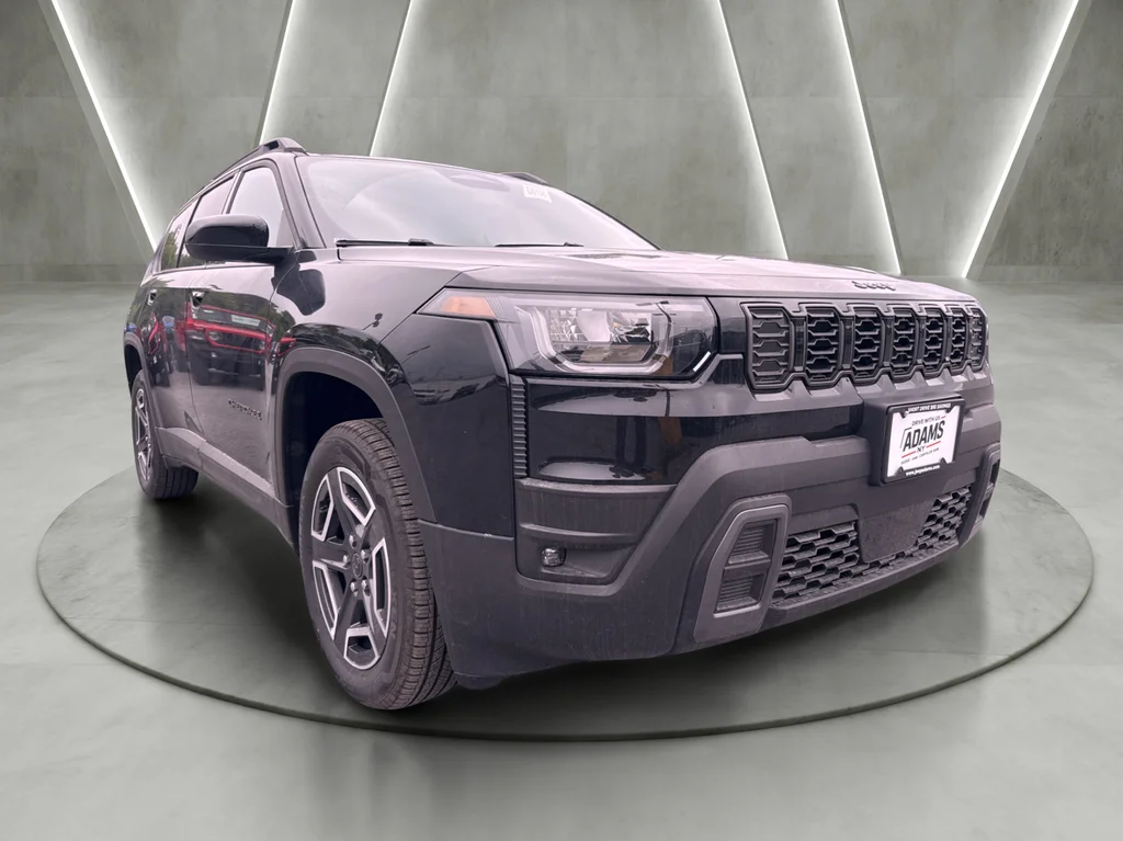 New 2026 Diamond Black Crystal Pearlcoat Jeep Laredo image 1