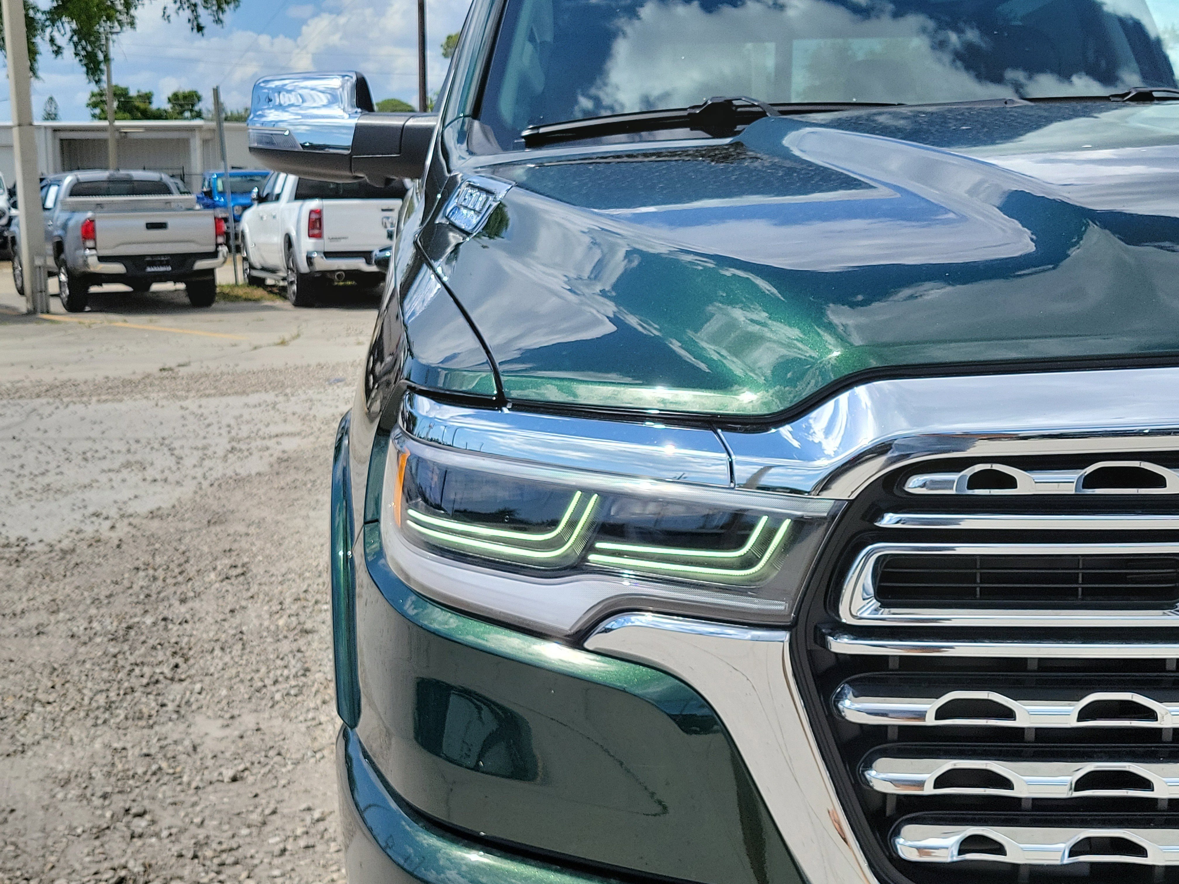 New 2026 Serrano-Green Metallic Exterior Paint RAM Longhorn image 7