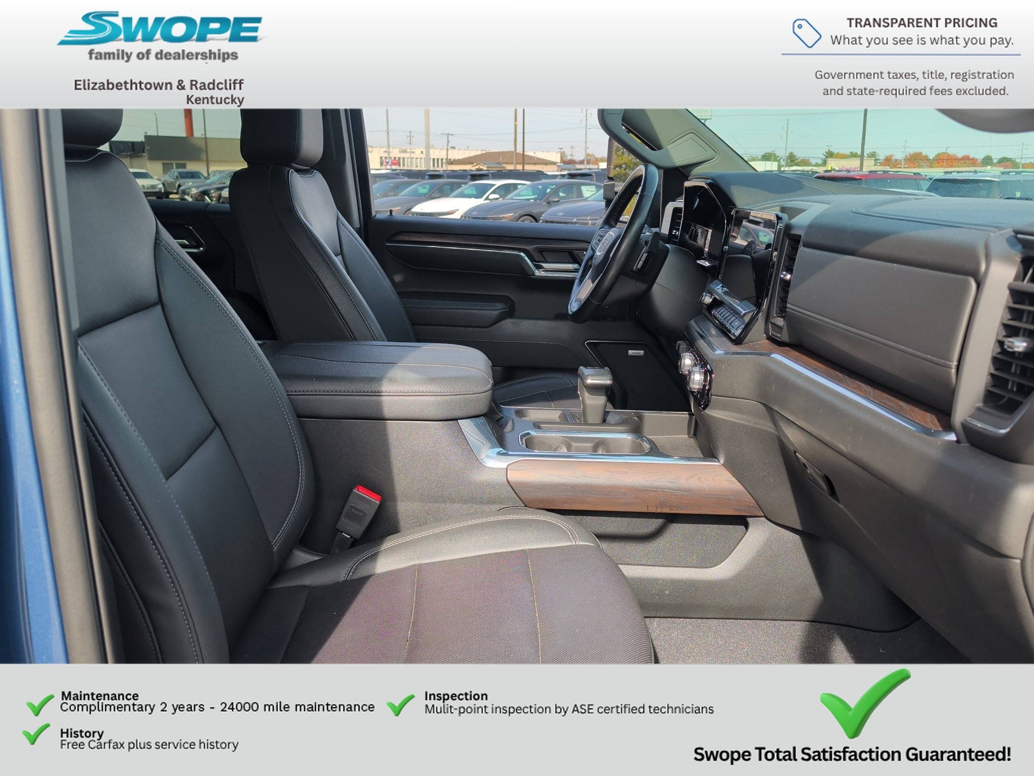 Used 2024 Downpour Metallic GMC SLT image 12
