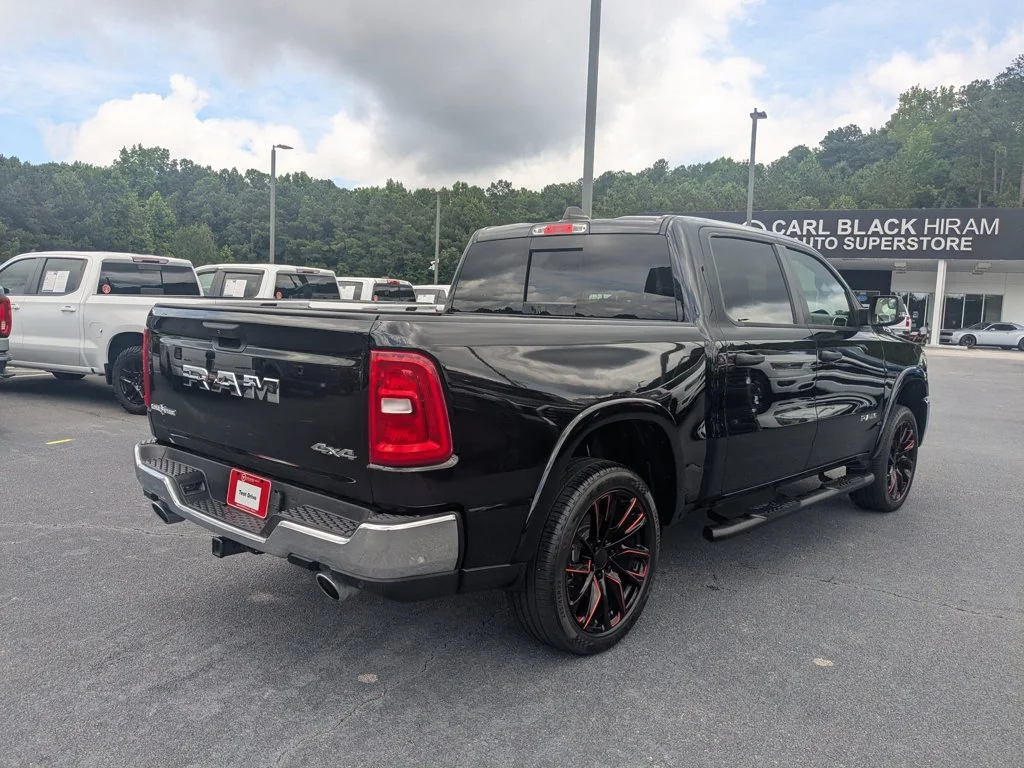 Used 2025 Diamond Black Crystal Pearlcoat Ram Lone Star image 5