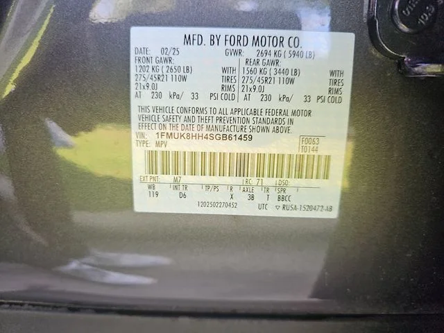 Used 2025 Gray Ford Platinum image 35