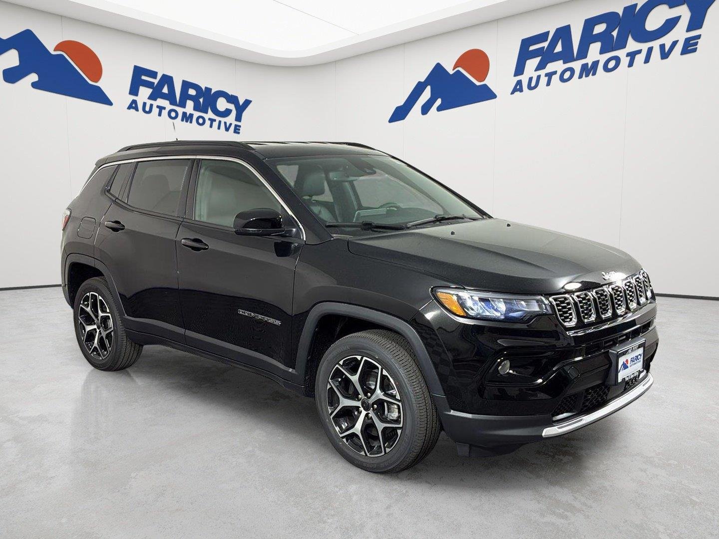 New 2026 Diamond Black Crystal Pearlcoat Jeep Limited image 2