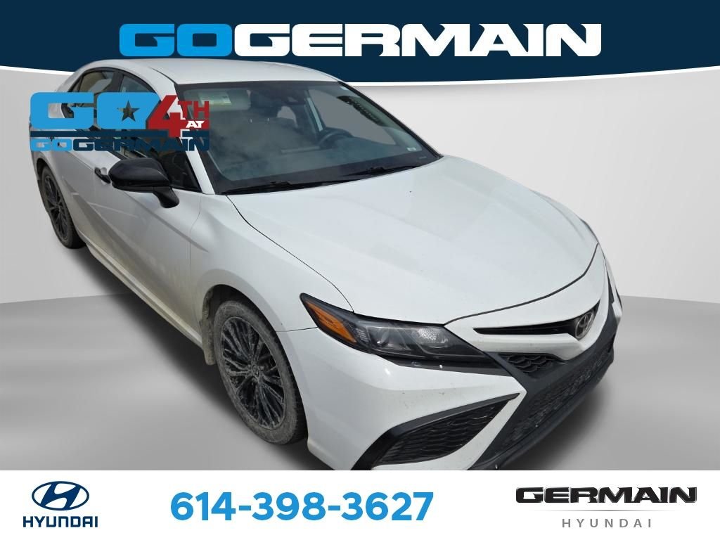 Used 2021 White Toyota SE Nightshade image 1