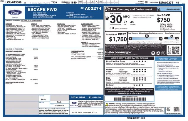 Certified Used 2025 Blue Ford Active image 32