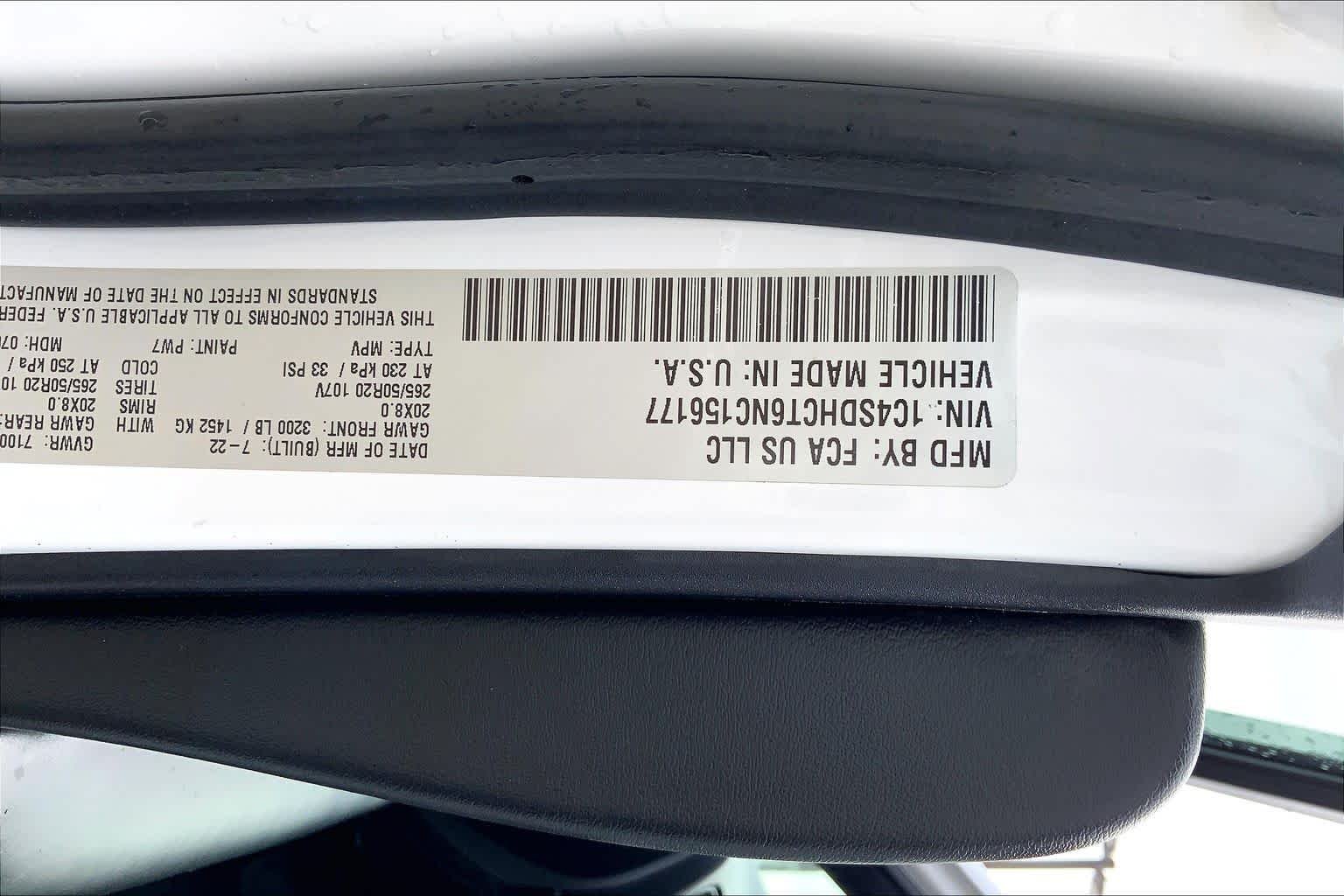 Used 2022 White Knuckle Clearcoat Dodge R/T Plus image 37