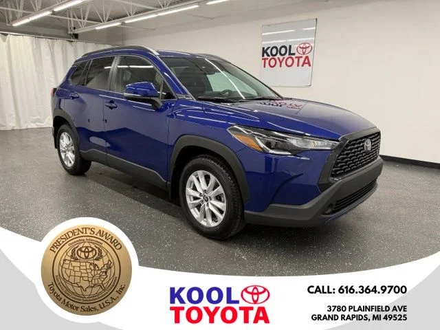 Certified Used 2024 Blue Toyota LE image 1