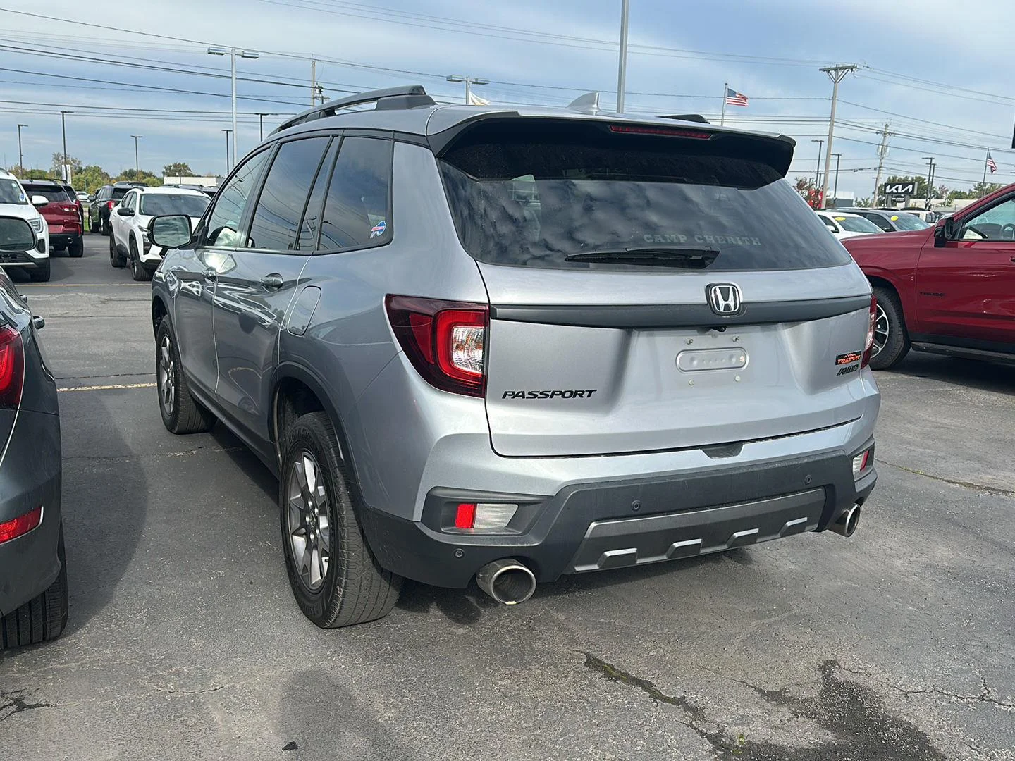 Used 2022 Lunar Silver Metallic Honda TrailSport image 4