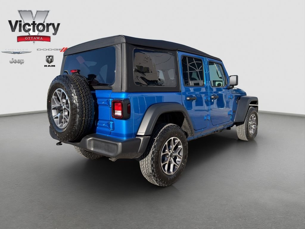 New 2026 Hydro Blue Pearl-Coat Exterior Paint Jeep Sport S image 6