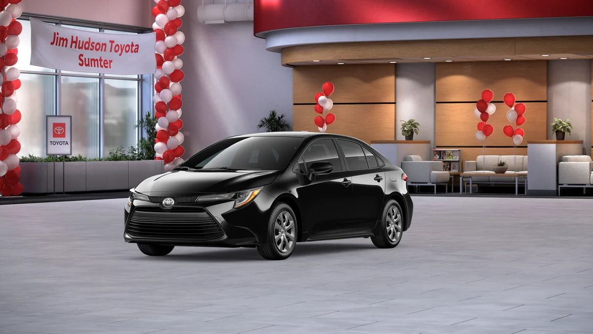 New 2026 Midnight Black Metallic Toyota LE image 23