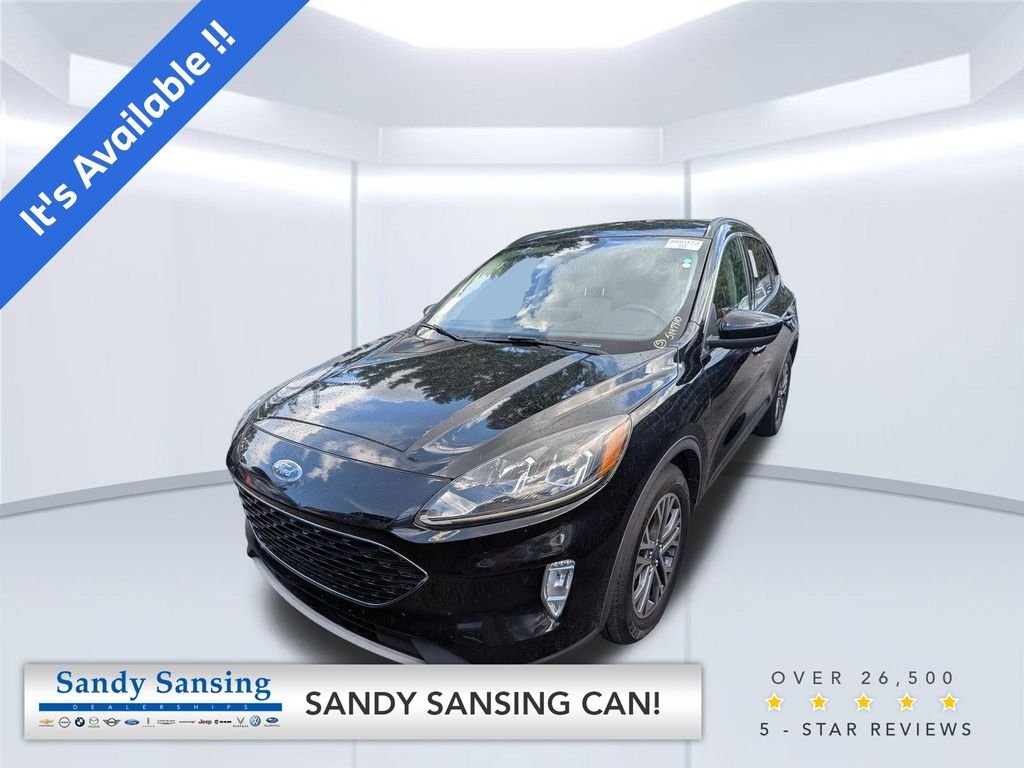 Used 2020 Black Ford SEL image 1