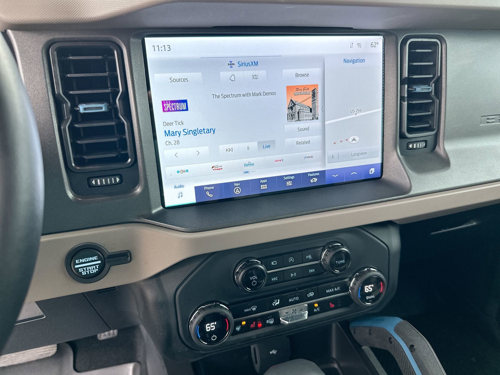 Used 2024 Azure Gray Metallic Ford Wildtrak image 16