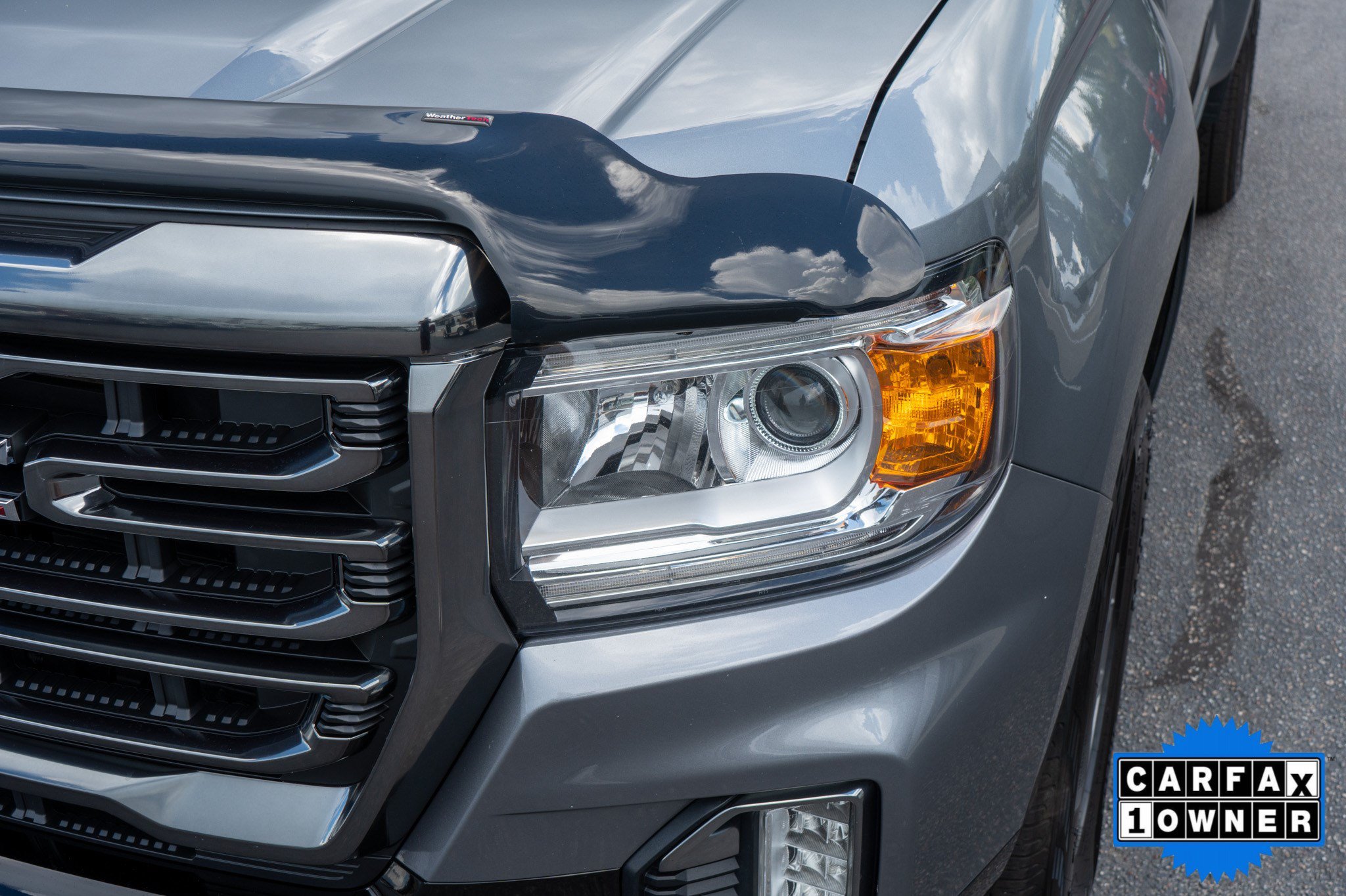 Used 2021 Satin Steel Metallic GMC 4WD AT4 w/Leather image 9