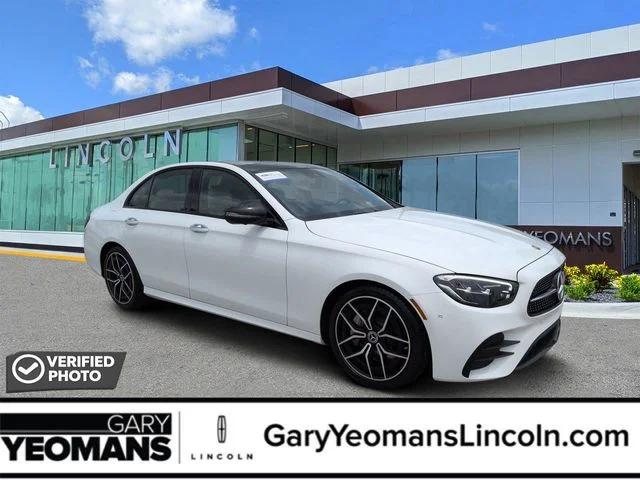 Used 2021 White Mercedes-Benz E 350 image 1