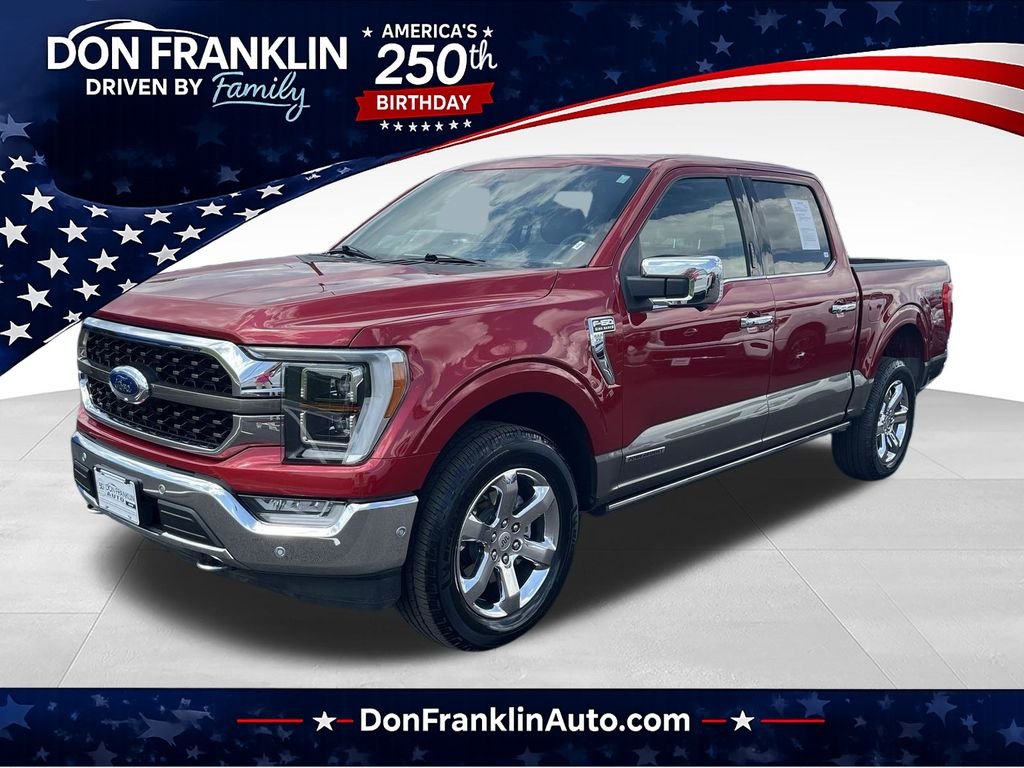 Used 2021 Red Ford King Ranch image 1