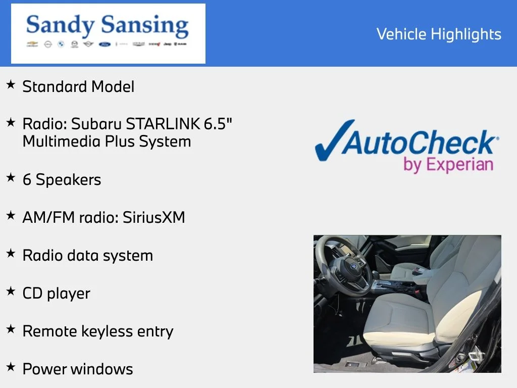 Used 2019 Black Subaru 2.0i Premium image 7