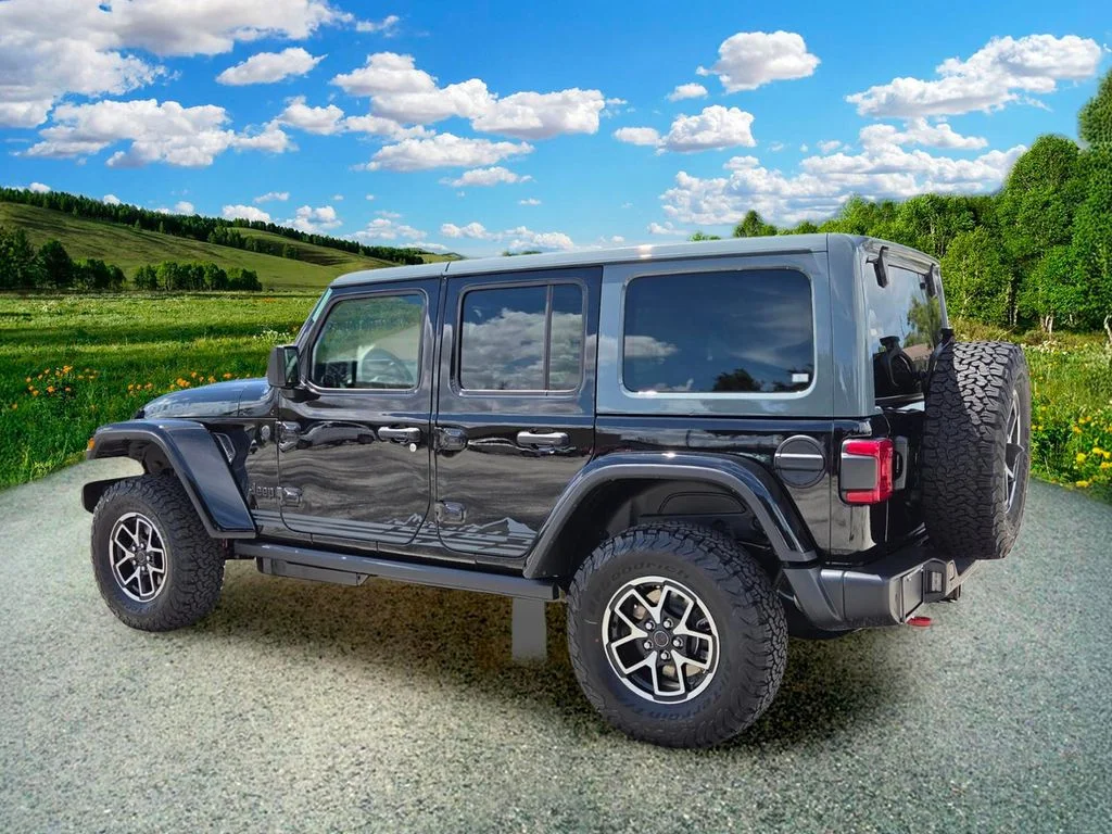 New 2026 Black Clear-Coat Exterior Paint Jeep Rubicon image 4