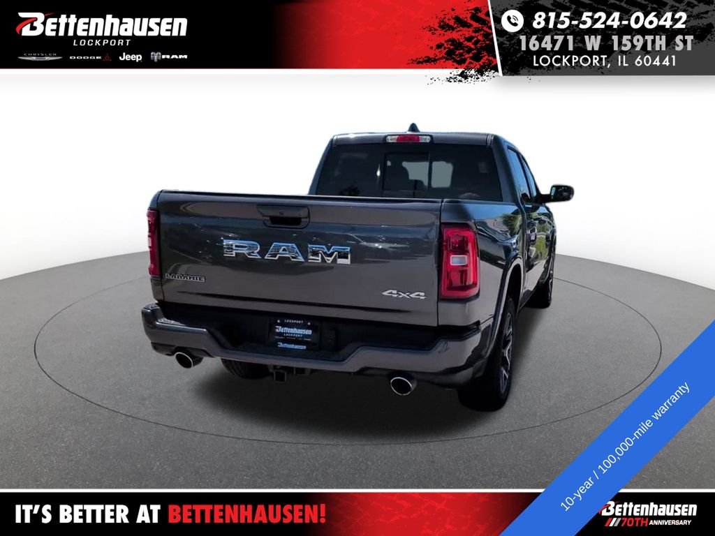 New 2026 Granite Crystal Metallic Clear-Coat Exterior Paint RAM LARAMIE image 7