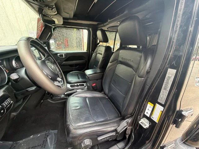 Used 2019 Black Jeep Unlimited Sahara image 19