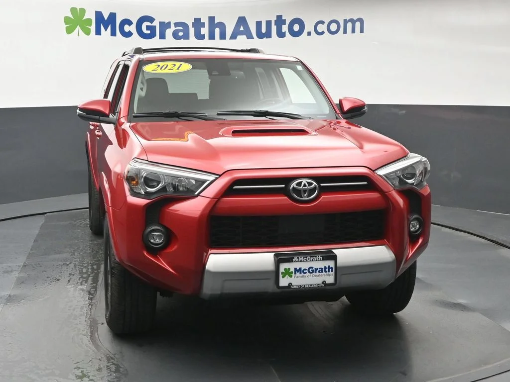 Certified Used 2021 Red Toyota TRD Off-Road Premium image 5