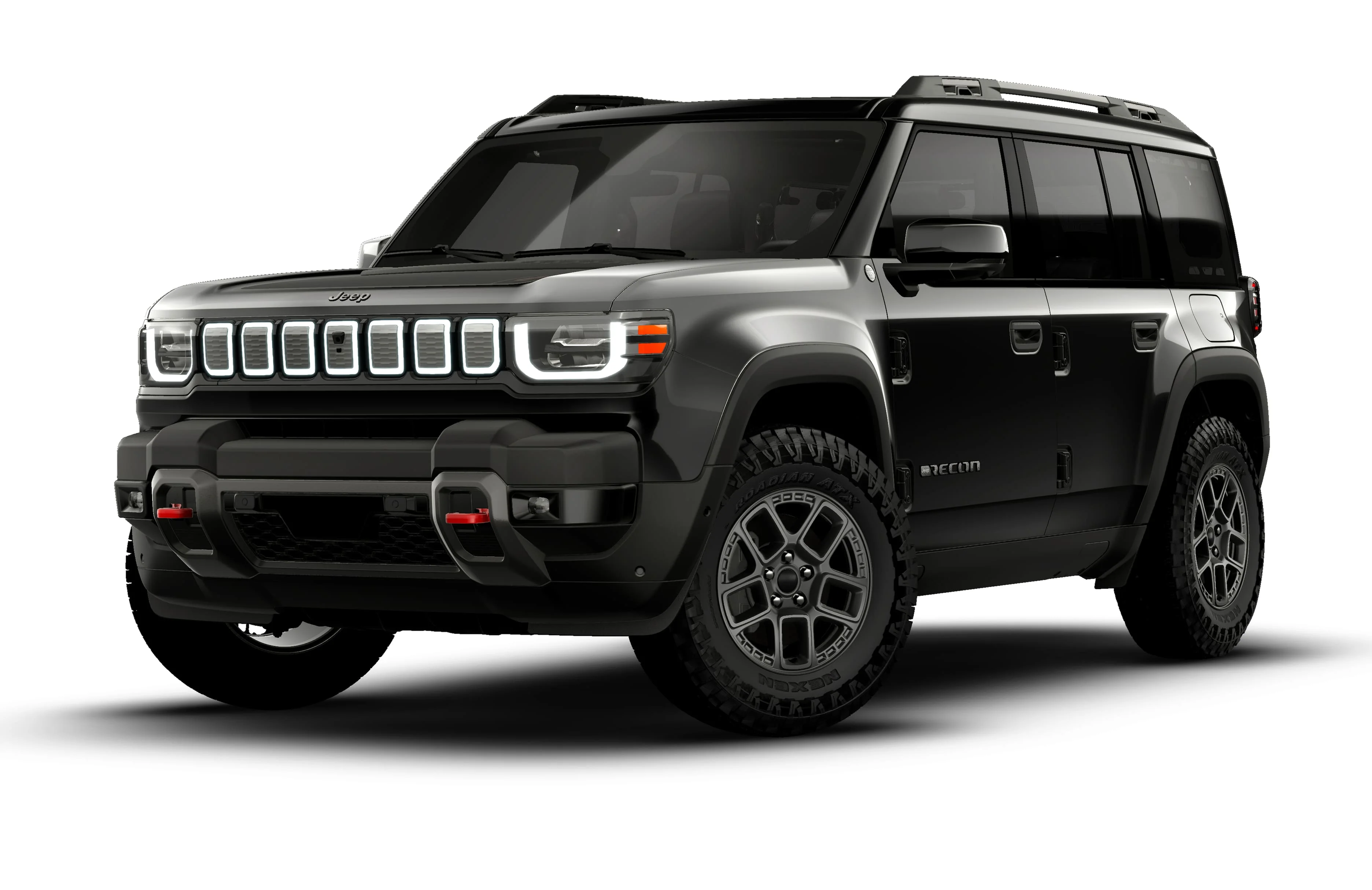 New 2026 Diamond Black Crystal Pearl-Coat Exterior Paint Jeep Moab image 1