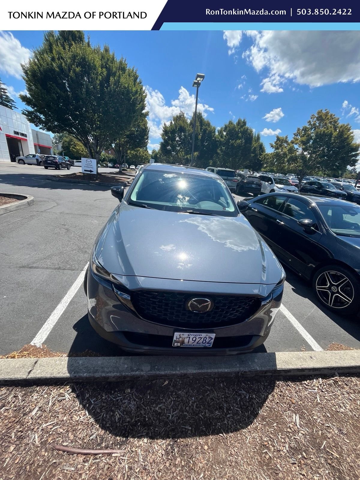 Used 2023 Polymetal Gray Mazda 2.5 S Carbon Edition image 1