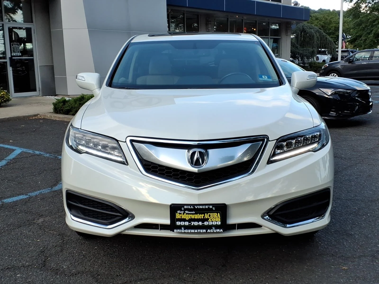 Used 2017 White Diamond Pearl Acura AWD with Technology Package image 2