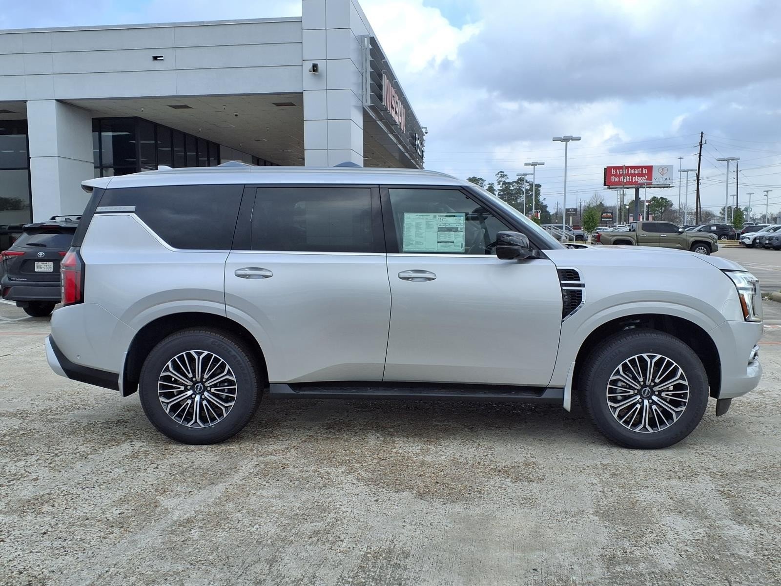 2026 Nissan Armada SL Silver at Robbins Nissan