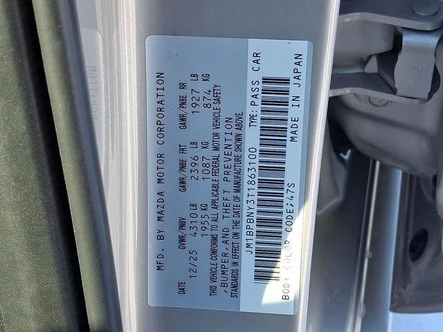 New 2026 Silver Mazda 2.5 Turbo Premium Plus image 14