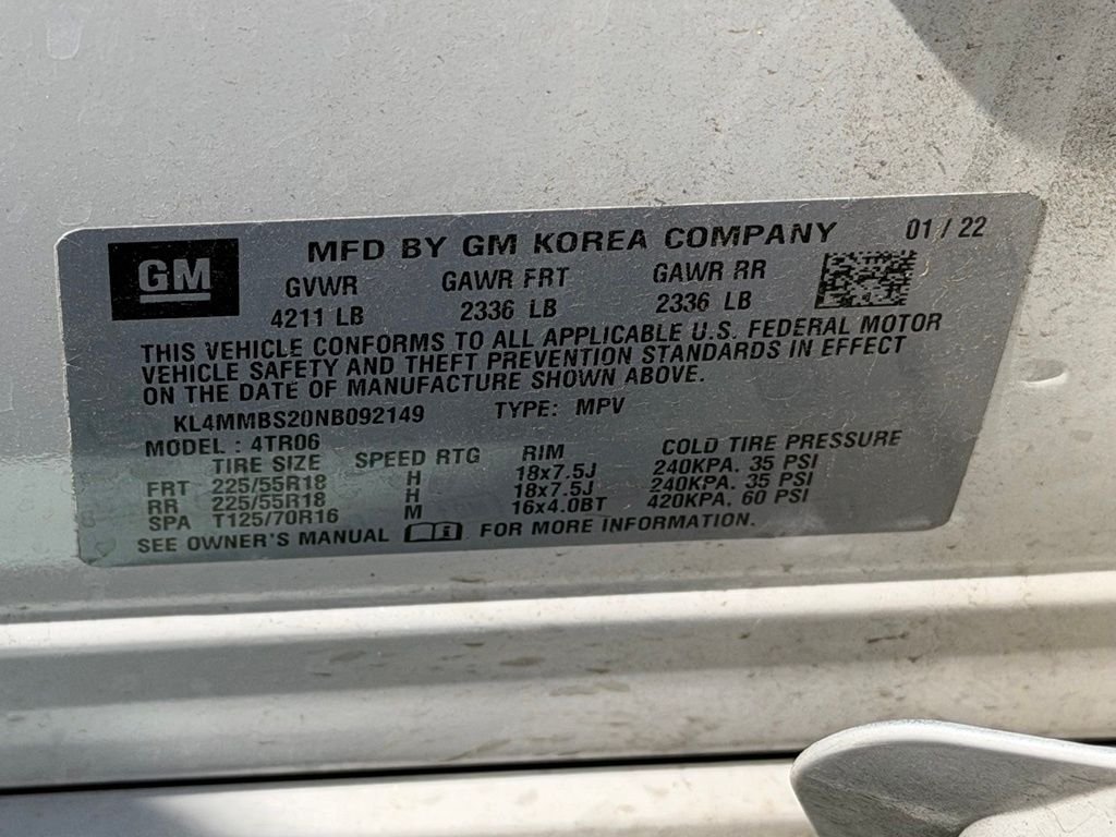 Certified Used 2022 White Buick Preferred image 31