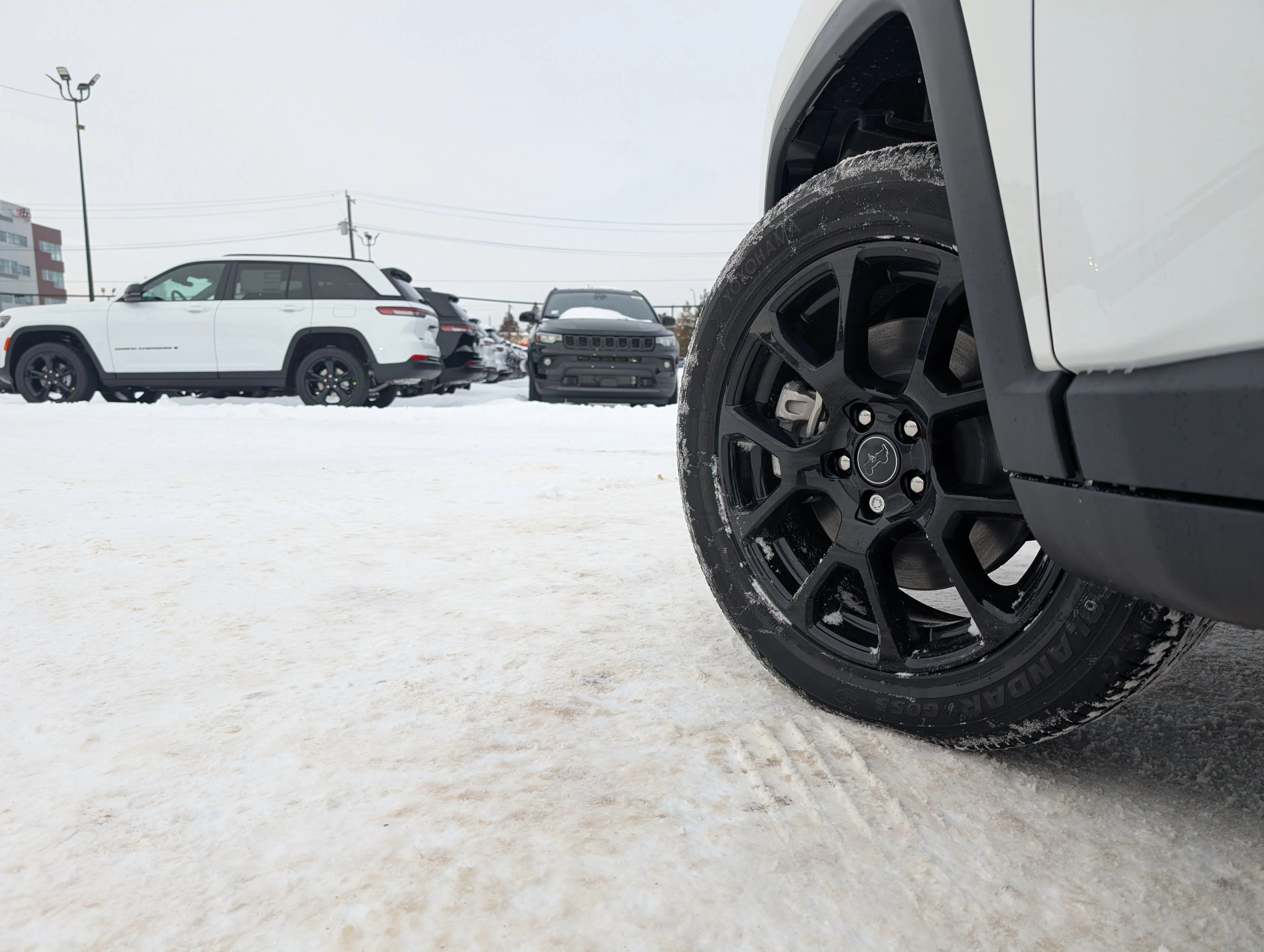 New 2026 Bright White Jeep North image 12