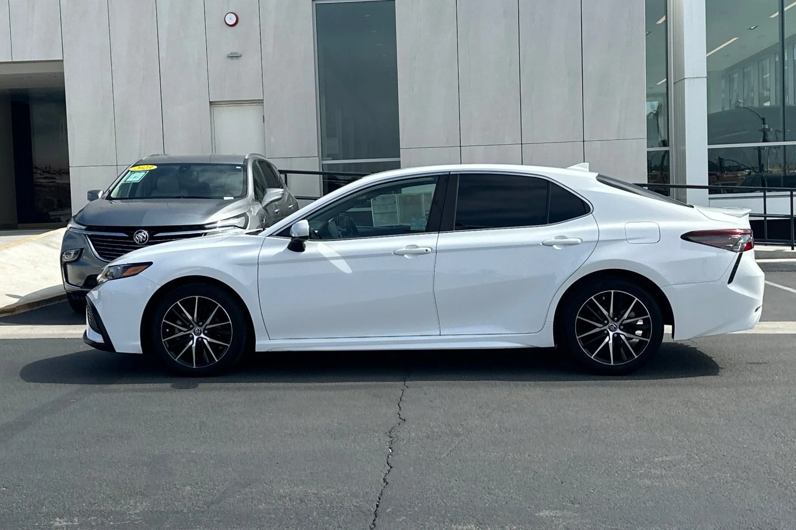 Certified Used 2021 Super White Toyota SE image 6