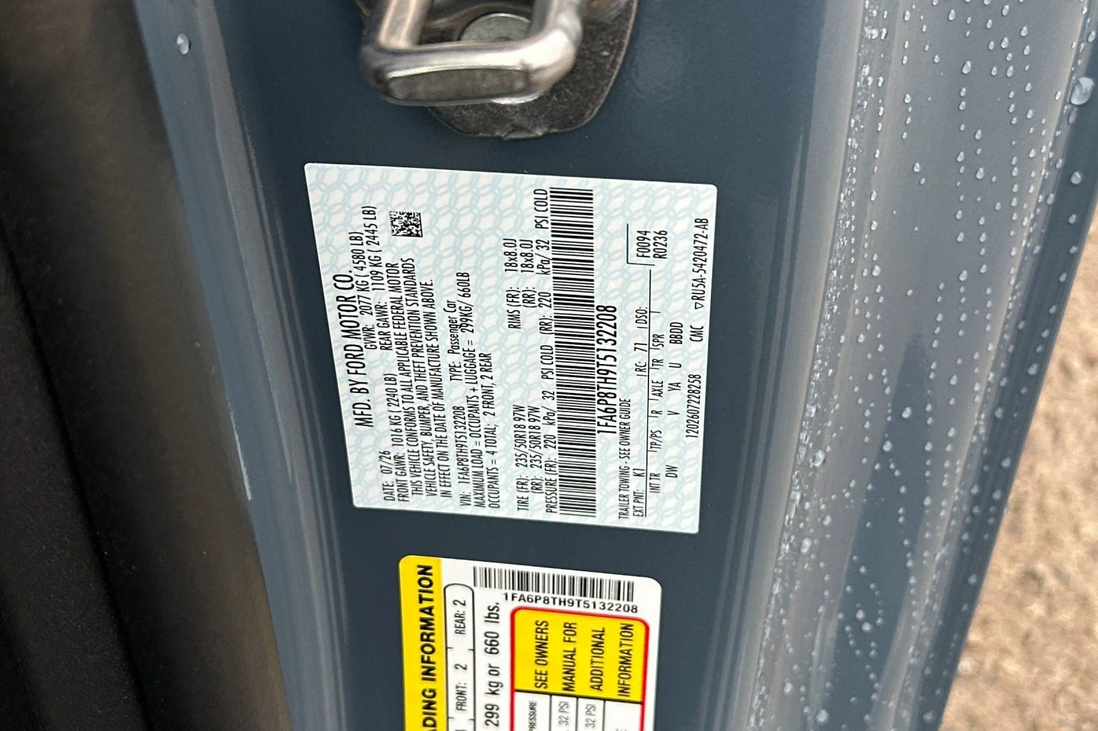 New 2026 Vapor Blue Metallic Ford EcoBoost® Fastback image 22