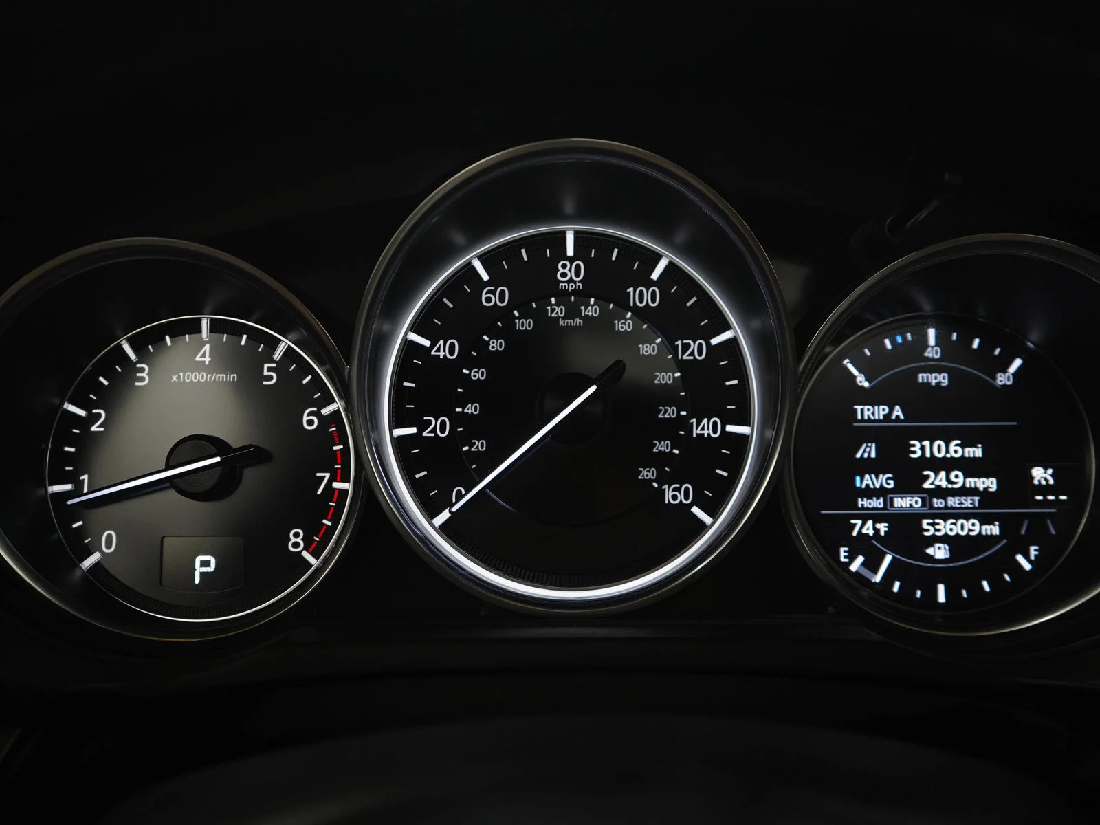 Used 2023 Polymetal Gray Mazda 2.5 S Carbon Edition image 23