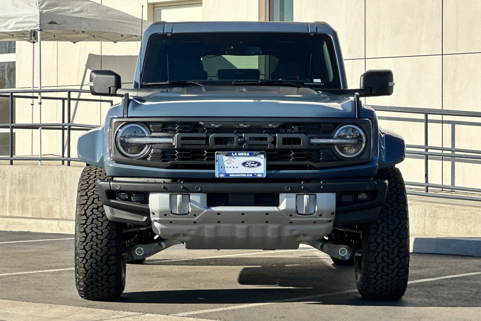 Used 2025 Azure Gray Metallic Ford Raptor image 8