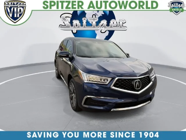Used 2020 Fathom Blue Pearl Acura Technology image 4
