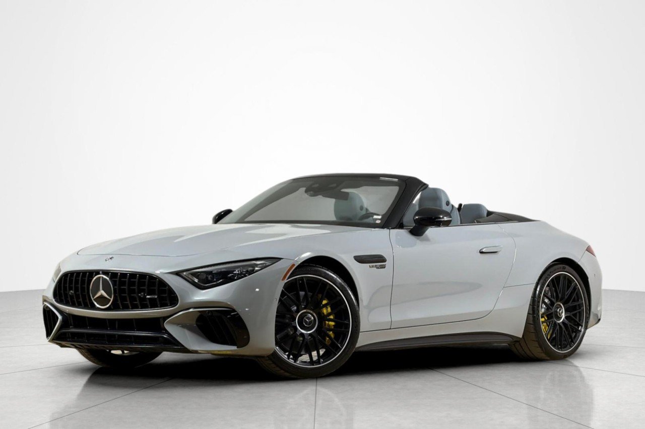 Certified Used 2022 MANUFAKTUR Alpine Grey Mercedes-Benz AMG® SL 55 image 1