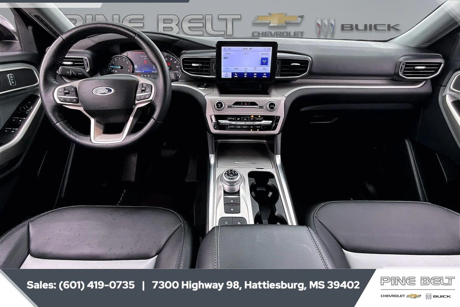 Used 2023 Star White Metallic Tri-Coat Ford XLT image 13