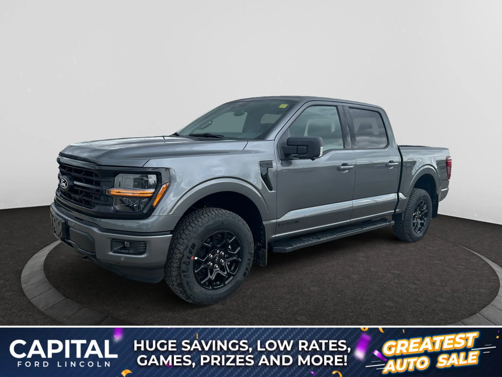 New 2026 Carbonized Grey Metallic Ford XLT image 1
