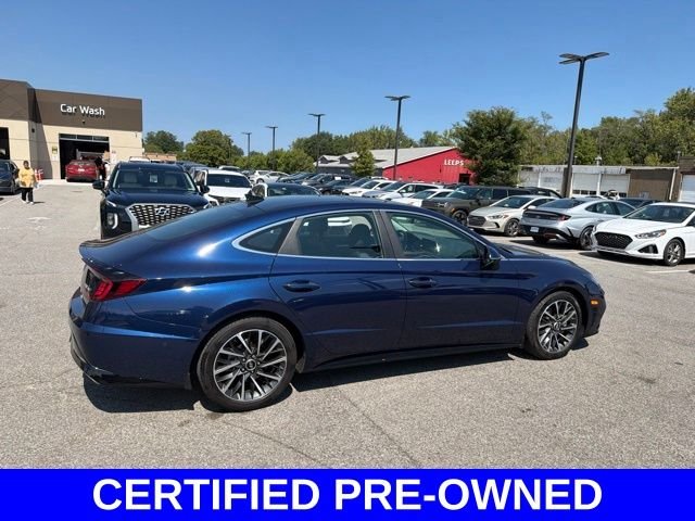 Certified Used 2021 Blue Hyundai Limited image 25