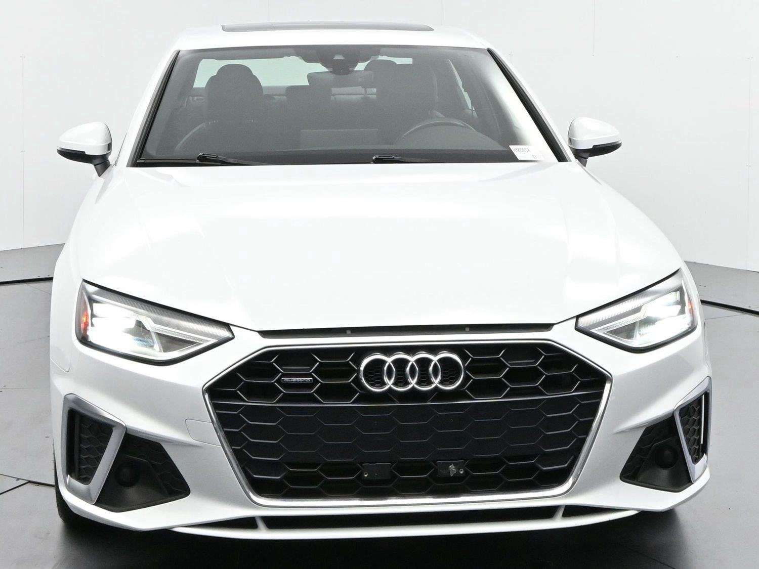 Used 2021 Glacier White Metallic Audi S line Premium image 2