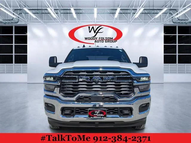 New 2026 Bright White Clear-Coat Exterior Paint RAM TRADESMAN Chassis Cab image 1
