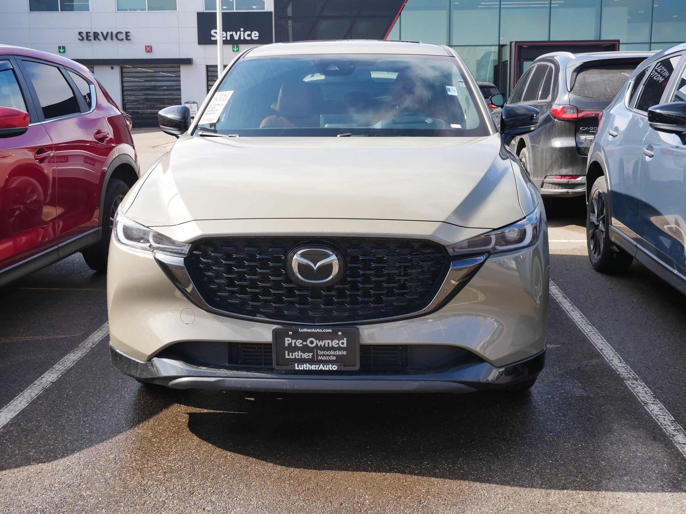 Used 2024 Mazda CX-5 Carbon Turbo with VIN JM3KFBAY4R0369553 for sale in Brooklyn Center, Minnesota