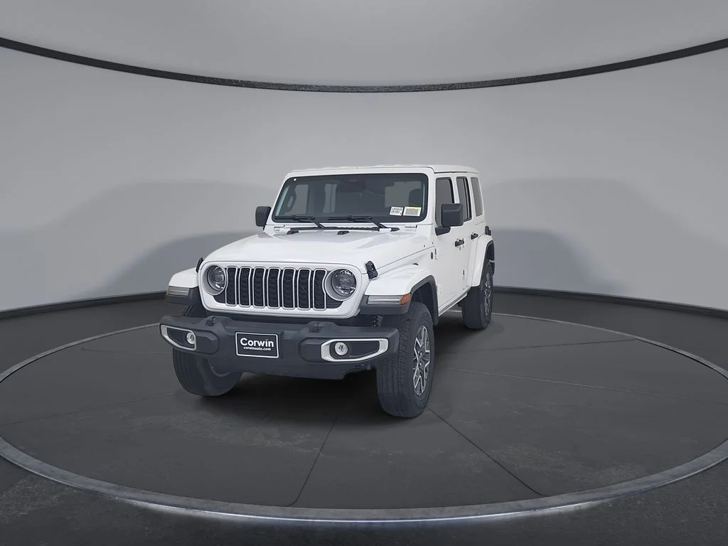 New 2026 Bright White Clear-Coat Exterior Paint Jeep Sahara image 4