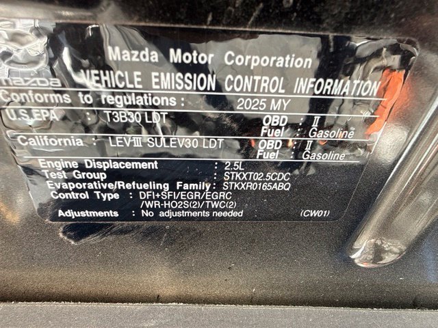 Certified Used 2025 Black Mazda Premium image 8