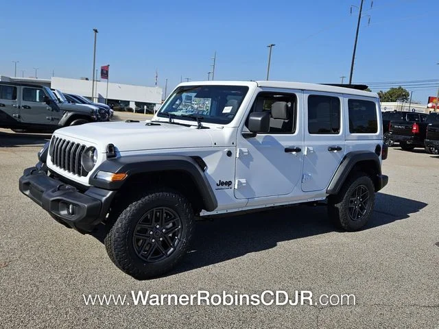 New 2026 Bright White Clear-Coat Exterior Paint Jeep Sport S image 3