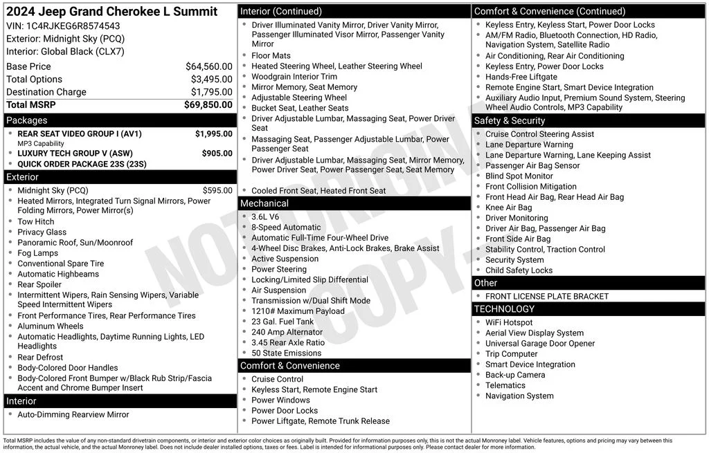 Used 2024 Black Jeep Summit image 36