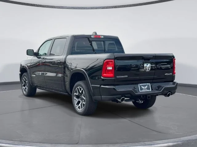 New 2027 Diamond Black Crystal Pearl-Coat Exterior Paint RAM Laramie image 3